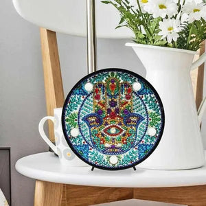 Diamond Painting LED Lamp Hamsa Hand