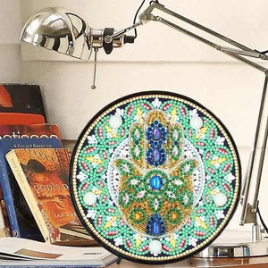 Diamond Painting LED Lamp with Hamsa Hand