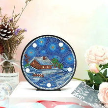 Load image into Gallery viewer, Diamond Painting LED Lamp Winter house