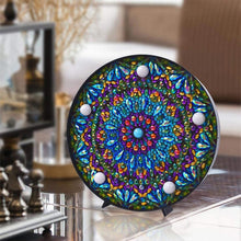 Load image into Gallery viewer, Diamond Painting LED Lamp Mandala Blue