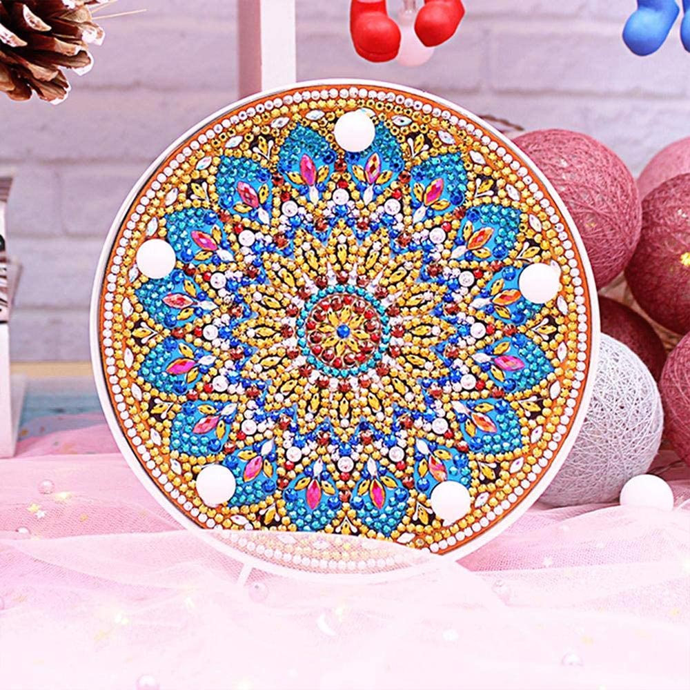 Diamond Painting LED Lamp Mandala Star – Figured'Art