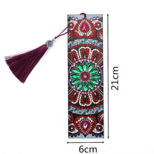 Load image into Gallery viewer, Diamond Painting Bookmark Flower with Heart