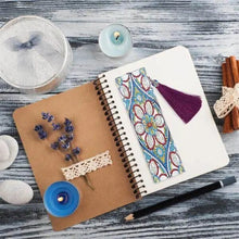 Load image into Gallery viewer, Diamond Painting Bookmark Flowers