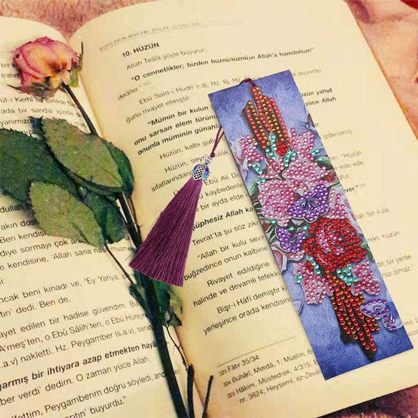 Diamond Painting Bookmark Bouquet of Flowers