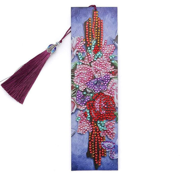 Diamond Painting Bookmark Bouquet of Flowers
