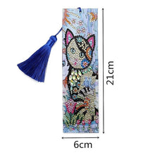 Load image into Gallery viewer, Diamond Painting Bookmark Cat