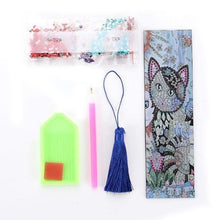 Load image into Gallery viewer, Diamond Painting Bookmark Cat