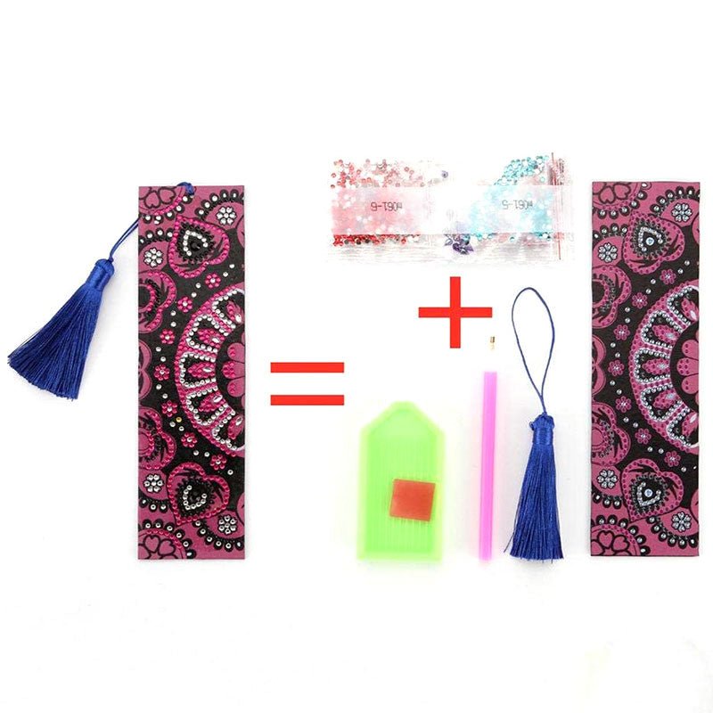 Diamond Painting Bookmark with Mandala
