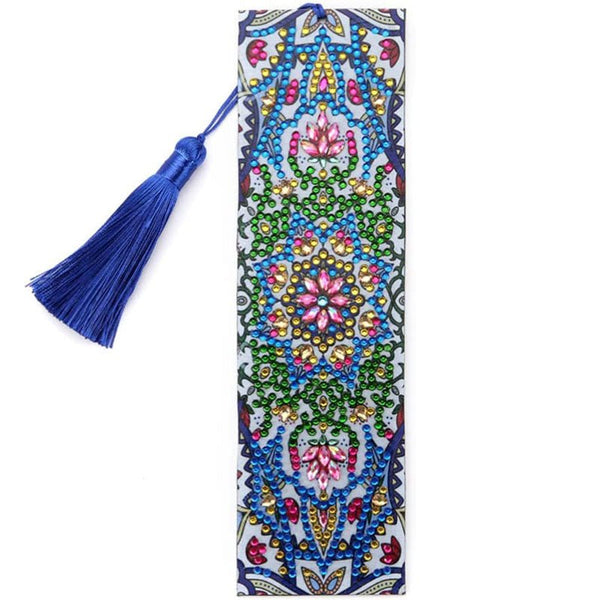 Diamond Painting Bookmark Mandala Flower