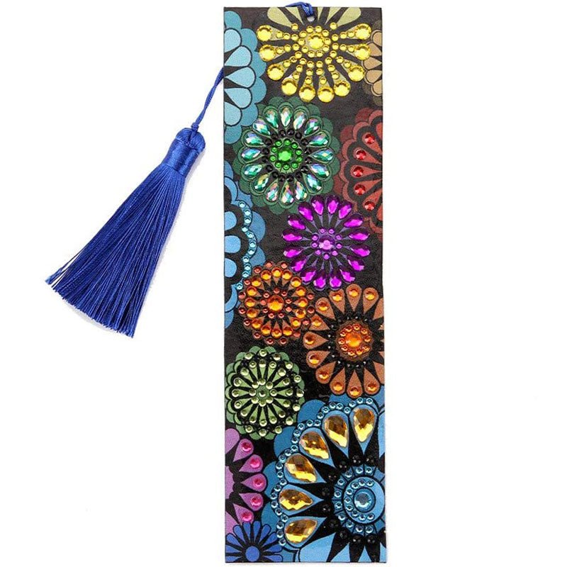 Diamond Painting Bookmark Mandala Flowers