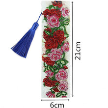 Load image into Gallery viewer, Diamond Painting Bookmark Roses
