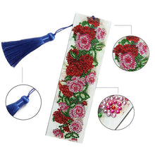 Load image into Gallery viewer, Diamond Painting Bookmark Roses