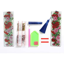 Load image into Gallery viewer, Diamond Painting Bookmark Roses