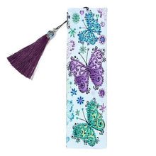 Load image into Gallery viewer, Diamond Painting Bookmark Butterflies