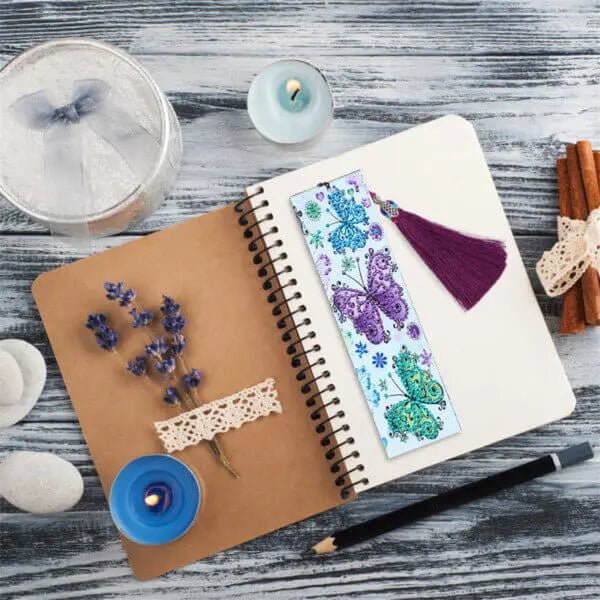 Diamond Painting Bookmark Butterflies