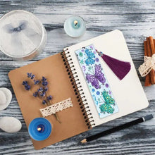 Load image into Gallery viewer, Diamond Painting Bookmark Butterflies