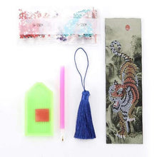 Load image into Gallery viewer, Diamond Painting Bookmark Tiger
