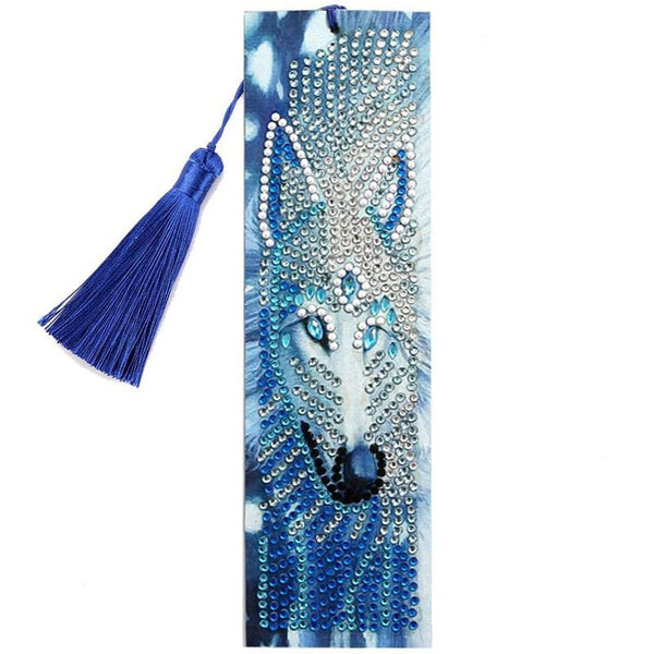 Diamond Painting Bookmark Wolf