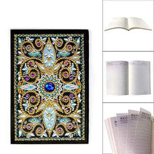 Load image into Gallery viewer, Diamond Painting Notebook Blue Eye