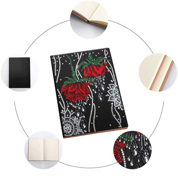Diamond Art Notebook Flowers