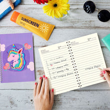 Load image into Gallery viewer, Diamond Painting Notebook Unicorn purple