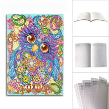 Load image into Gallery viewer, Diamond Painting Notebook Owl