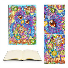 Load image into Gallery viewer, Diamond Painting Notebook Owl
