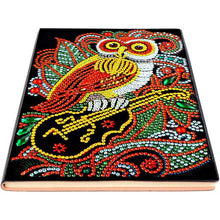 Load image into Gallery viewer, Diamond Painting Notebook Owl with Violin