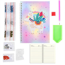 Load image into Gallery viewer, Diamond Painting Notebook Cover Minder Lama