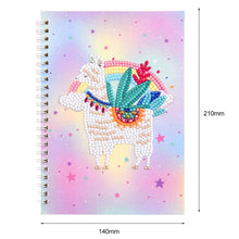 Load image into Gallery viewer, Diamond Painting Notebook Cover Minder Lama