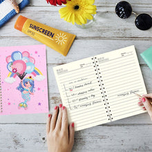 Load image into Gallery viewer, Diamond Painting Notebook Mermaid with Balloons