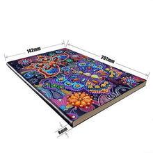 Load image into Gallery viewer, Diamond Painting Notebook with Butterflies