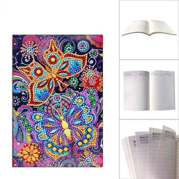 Diamond Painting Notebook with Butterflies