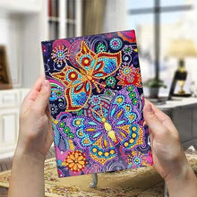 Load image into Gallery viewer, Diamond Painting Notebook with Butterflies