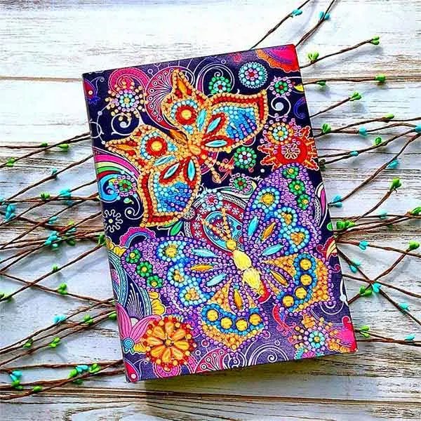 Diamond Painting Notebook with Butterflies