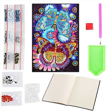 Load image into Gallery viewer, Diamond Painting Notebook Butterflies
