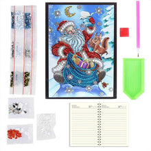 Load image into Gallery viewer, Diamond Painting Notebook Santa Claus