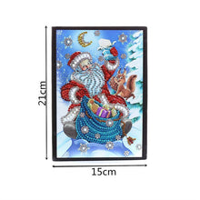 Load image into Gallery viewer, Diamond Painting Notebook Santa Claus
