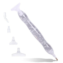 Load image into Gallery viewer, Diamond Painting Premium Ergonomic Pen Leaf Silver Accessory