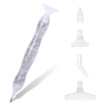 Diamond Painting Premium Ergonomic Pen Leaf Silver Accessory