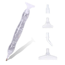 Load image into Gallery viewer, Diamond Painting Premium Ergonomic Pen Leaf Silver Accessory