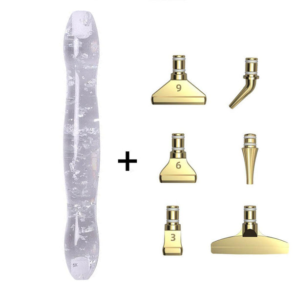 Diamond Painting Premium Ergonomic Pen Leaf Silver Accessory