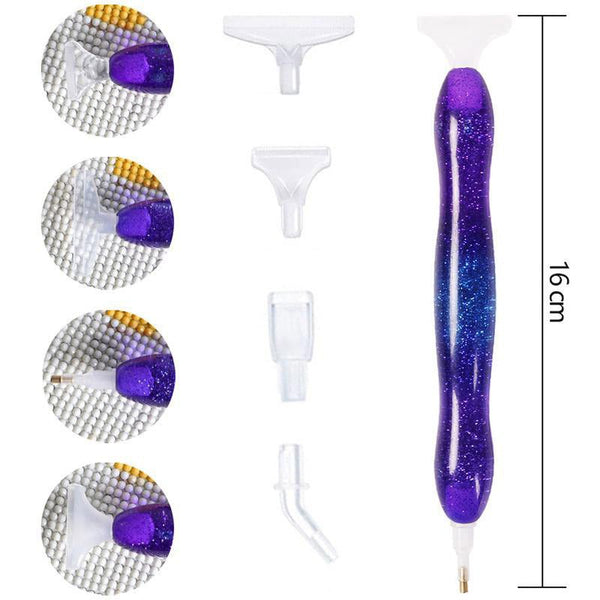 Diamond Painting Premium Ergonomic Pen Purple 5 Variants