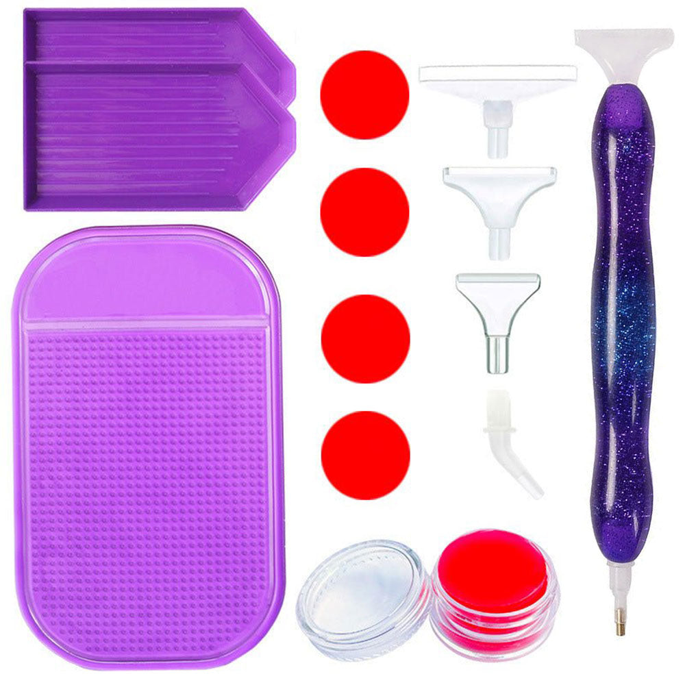 Diamond Painting Premium Ergonomic Pen Purple 5 Variants