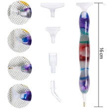 Load image into Gallery viewer, Diamond Painting Premium Ergonomic Pen Purple/Red Accessory