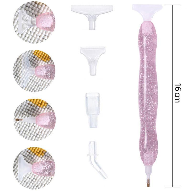 Diamond Painting Premium Pen Ergonomic Pink Glitter 5 Variants