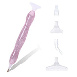 Diamond Painting Premium Pen Ergonomic Pink Glitter 5 Variants