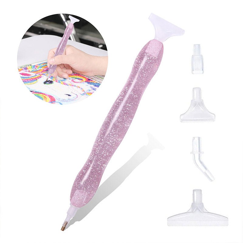 Diamond Painting Premium Pen Ergonomic Pink Glitter 5 Variants
