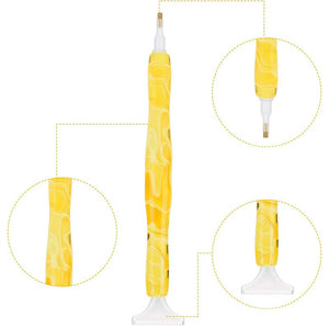 Diamond Painting Premium Pen Ergonomic Wave Yellow