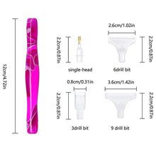 Load image into Gallery viewer, Diamond Painting Premium Pen Waves Purple 5 Variants